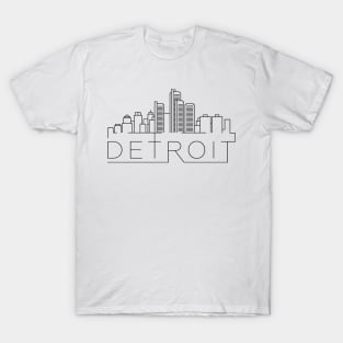 Detroit Minimal Skyline T-Shirt